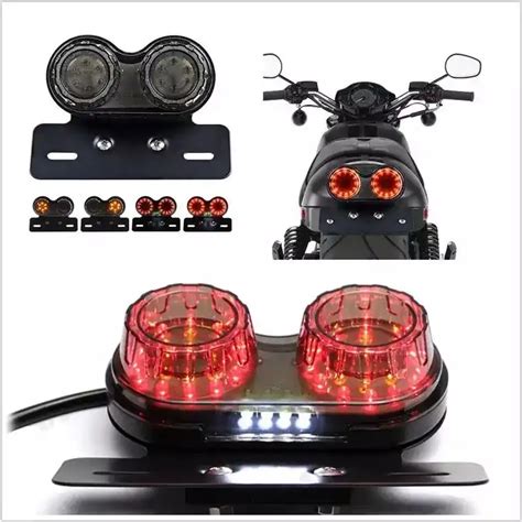 Faros Redondos De Moto Led De W Y Pulgadas De Alto Bajo Haz Rgb