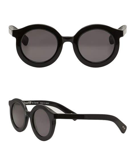 Thick Black Round Frame Sunglasses Soletopia