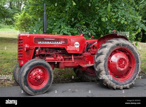 1950s Bright Red Mccormick International B 250 Diesel Series Vintage