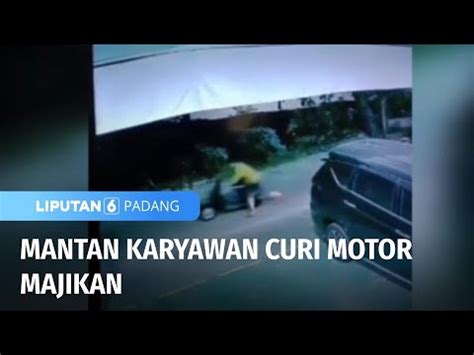 Mantan Karyawan Curi Motor Majikan Liputan Padang Youtube