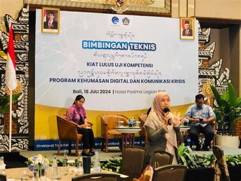 Bimtek Uji Kompetensi Program Kehumasan Pranata Humas Dituntut Untuk