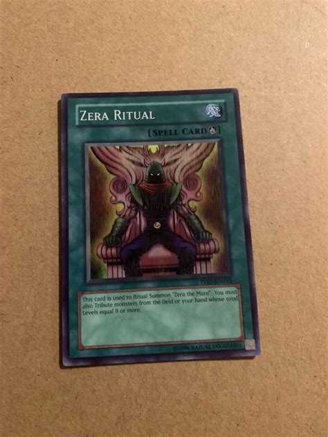 Yugioh Zera Ritual Pp En Secret Rare Unlimited Edition