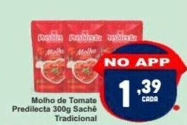 Molho De Tomate Predilecta G Sach Tradicional Oferta Na Rede Super