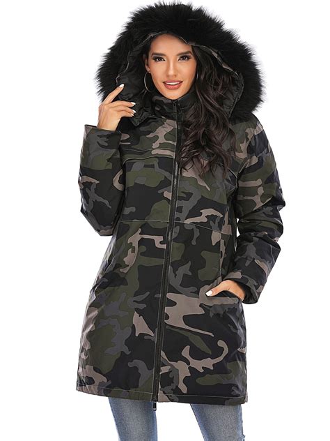 Sayfut Women S Plus Size Winter Down Thickened Puffer Jacket Coat