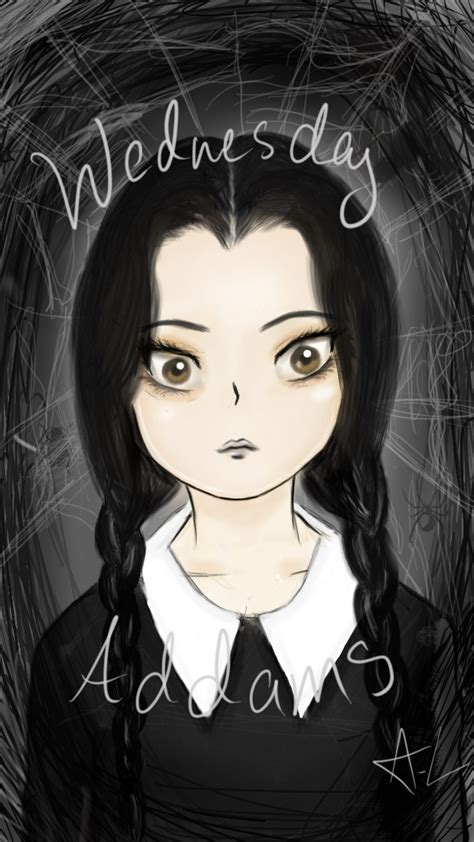 wednesday addams fanart by arielleisdacooliest on DeviantArt