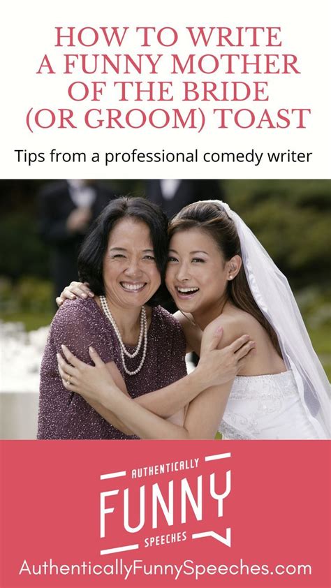 How to Write a Funny Mother of the Bride Speech