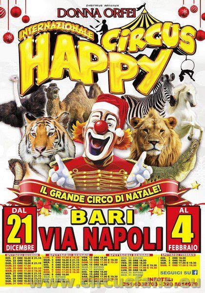 Donna Orfei Happy Circus Natale A Bari Circusfans Italia