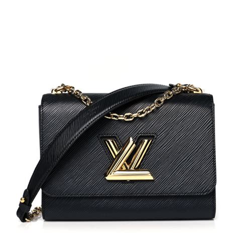 Louis Vuitton Epi Twist Shoulder Bag Mm Black Fashionphile