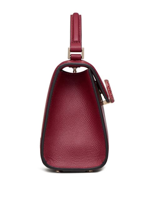 Valentino Garavani Mini VSling Leather Tote Bag Red FARFETCH UK