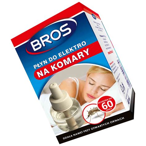 BROS PŁYN DO ELEKTRO NA KOMARY ZAPAS 60 nocy 12345 Cena Opinie