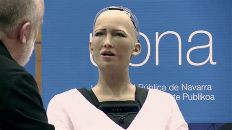 Sophia La Robot Humanoide Más Avanzada Del Mundo En La Upna Youtube