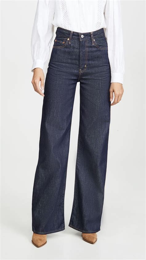 Levis Ribcage Wide Leg Jeans Jeans Levis Mom Jeans Levis Wide Leg Jeans Levi Jeans Jean