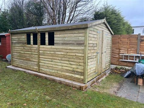 16 X 10 Ultimate Heavy Duty Apex Shed Midlands Sheds Summer Houses