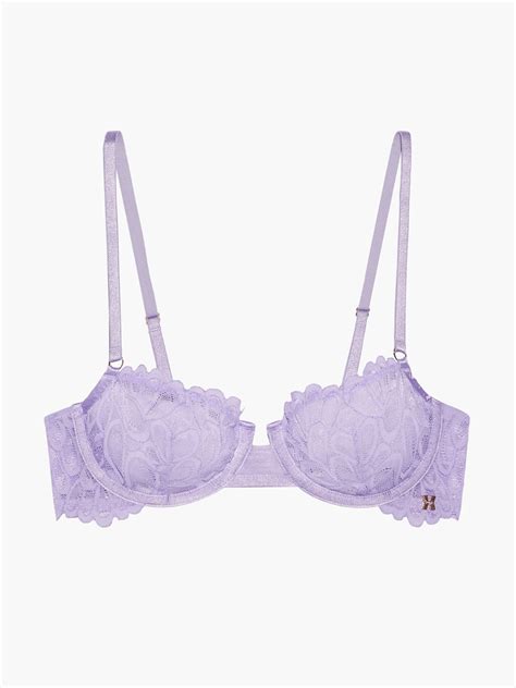 Savage Not Sorry Unlined Lace Balconette Bra In Purple Savage X Fenty