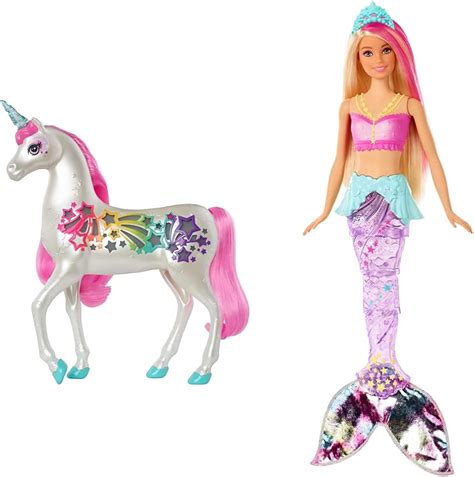 Barbie Gfh60 Dreamtopia Brush‘n Sparkle Unicorn With Lights And Sounds