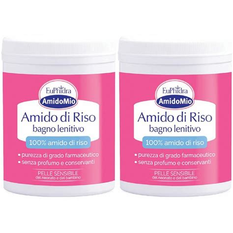 EuPhidra Amido Mio Amido Di Riso Bagno Lenitivo Set Da 2 2x200 G Redcare