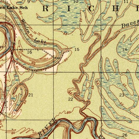 Fort Necessity, LA (1939, 62500-Scale) Map by United States Geological Survey | Avenza Maps