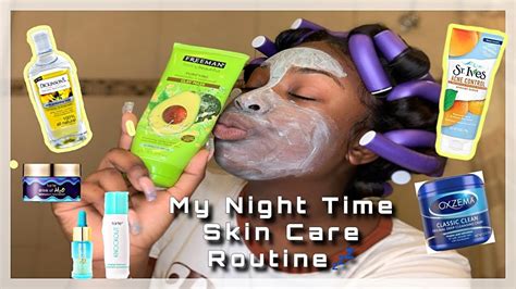 My Night Time Skin Care Routine💤 Get Unready With Me🧖🏾‍♀️ Youtube