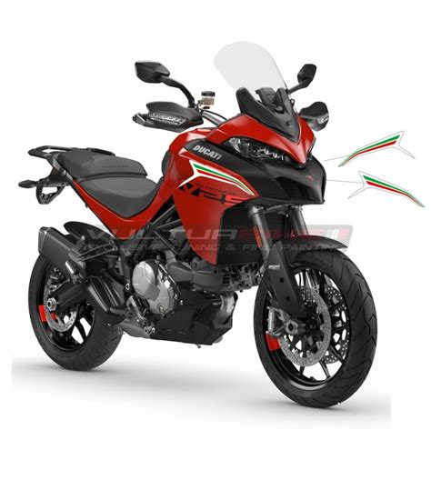 Tricolor Stickers For Side Panels Ducati Multistrada V2 1260 New 950