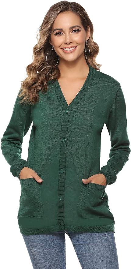 Abollria Cardigans For Women Lightweight Long Sleeve Button Down Chunky