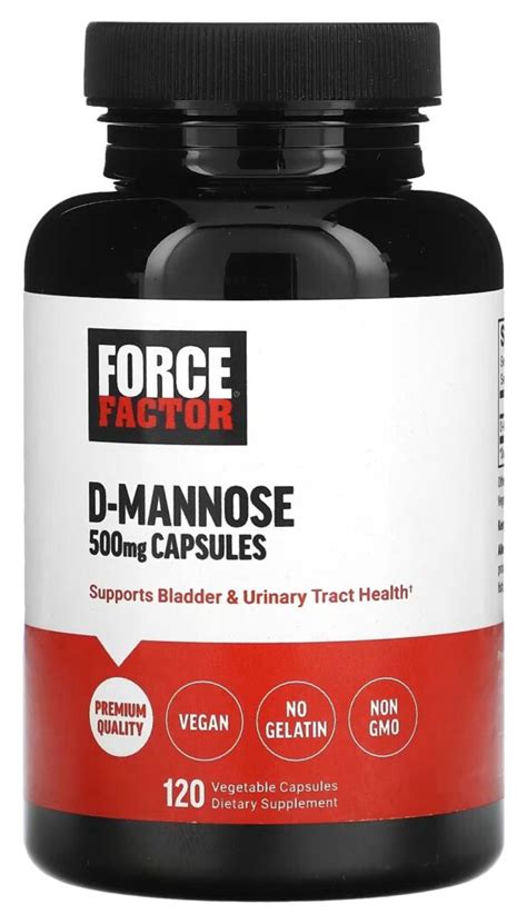 Force Factor D Mannose 500 Mg 120 Vegetable Capsules Buy In Sydney