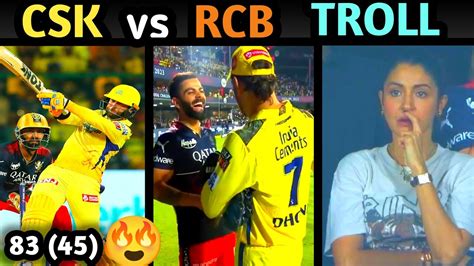 Csk Vs Rcb Match Troll Tamil Ipl 2023 Match Highlights Troll Csk