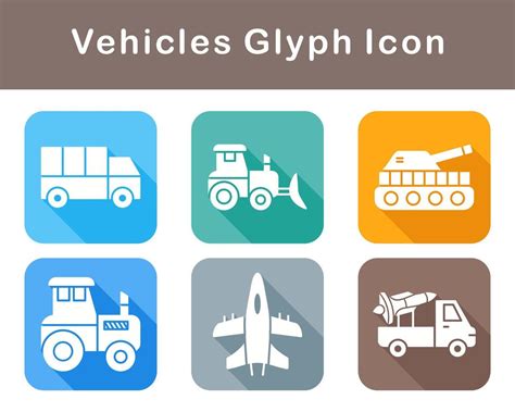 Vehicles Vector Icon Set 21497999 Vector Art At Vecteezy