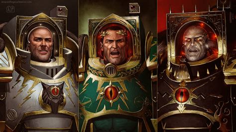 Evolution Of Horus Lupercal Art By Elijah Arhpriest 40k Gallery