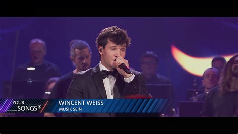 Wincent Weiss Musik Sein Live Your Songs Youtube