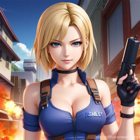 Blonde Resident Evil Ashley Graham Skinny Full Body With Big Tits Prompts Stable Diffusion Online