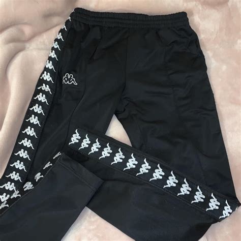 Kappa Tracksuit Pants Minor Blue Stain And Size Tag Depop