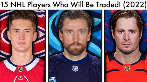 15 Nhl Players That Will Be Traded This Offseason Hockey Trade Rumors