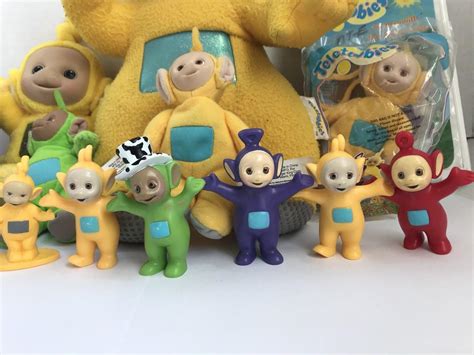 Lot Teletubbies 1998 Laa Laa Plush 16 Playskool W Tinky Winky Dipsy Po Figures 1937263212