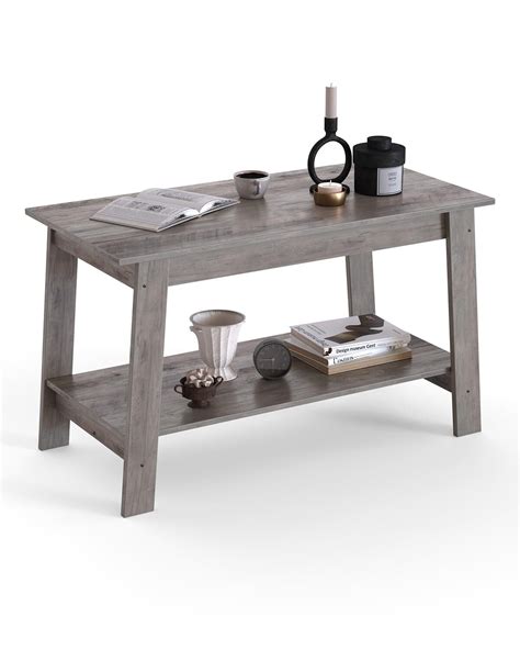 Ophelia Co Modern 2 Tier Coffee Table For Small Apartment Bedroom