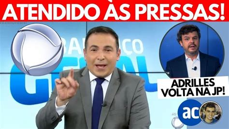 Reinaldo Gottino Passa Mal E Socorrido S Pressas Na Record Adrilles