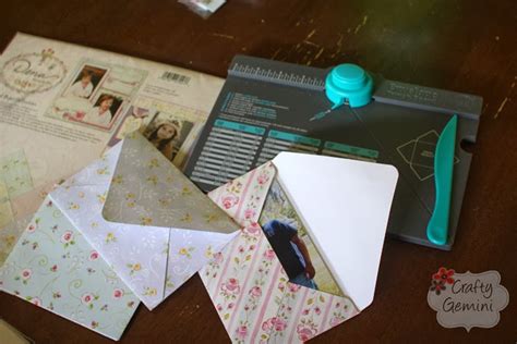 Envelope Punch Board Tutorial We R Memory Keepers Crafty Gemini