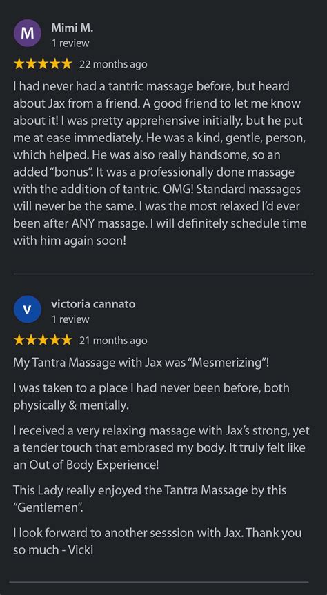 Jax Solomon Reviews Tantra Massage Las Vegas