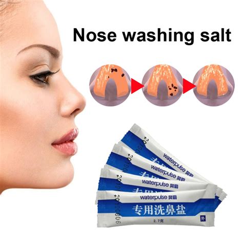 Jual GARAM PENCUCI HIDUNG NOSE NASAL SINUS SALT WASH CLEANER 10 Pcs