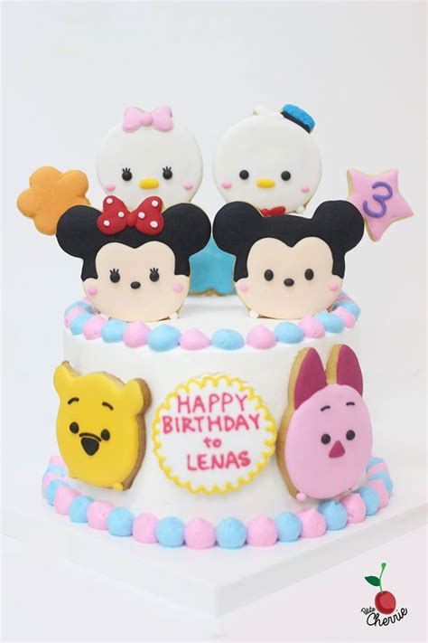 Disney Tsum Tsum Cake Icing Cookies Decoration Tsum Tsum Birthday