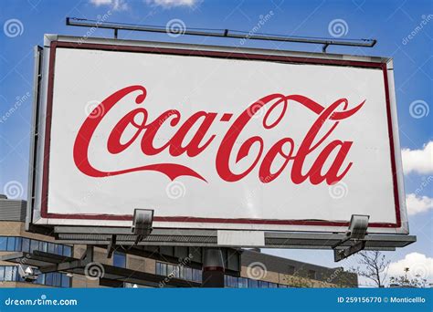 Advertisement Billboard Displaying Logo of Coca Cola Editorial Image ...