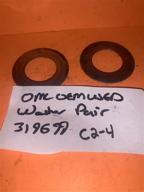 Genuine OMC Evinrude Johnson Used Washers Part 319699 Fresh Water