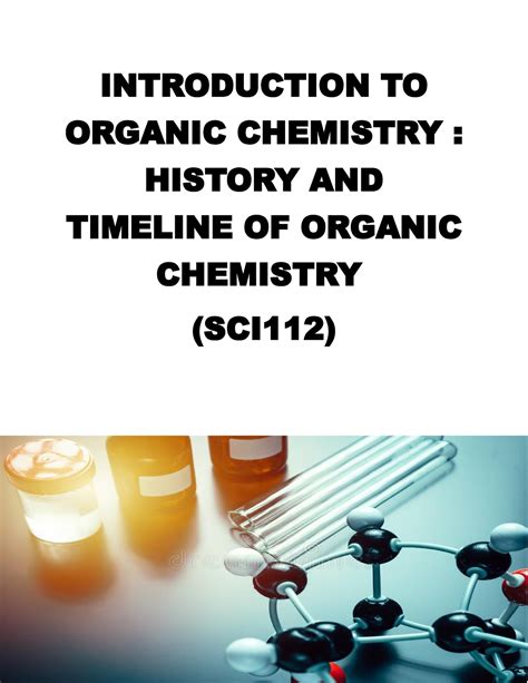 SCI112 L3 Gened Review Sci INTRODUCTION TO ORGANIC CHEMISTRY