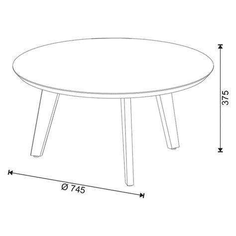 Mesa De Centro Classic Redonda Off White Imcal