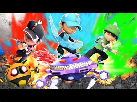 Bermain Game Elemental Boboiboy Galaxy Kuasa 3 Melawan Probe YouTube