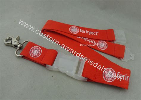 Silk Screen Printing Polyester Promotional Lanyards Customized