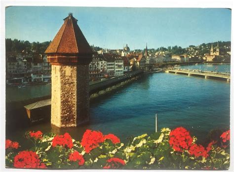 LUZERN Kapellbrücke mit Wasserturm Kaufen auf Ricardo