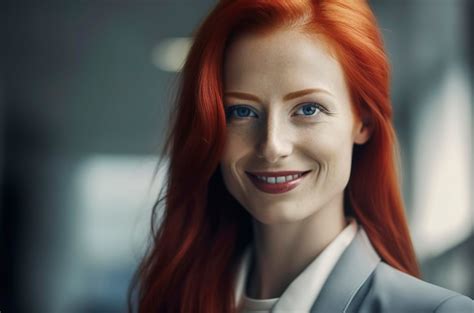 Premium Ai Image Generative Ai Illustration Of Attractive Female Ceo