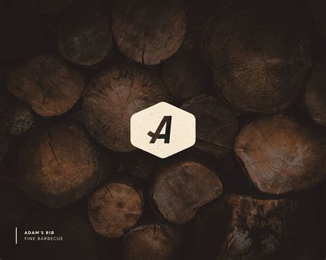 Logo redesign for Adam's Rib BBQ, a small local restaurant. The client