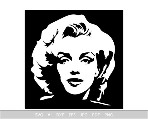 Marilyn Monroe Svg Marilyn Monroe Svg Bundle Marilyn Monroe Cricut