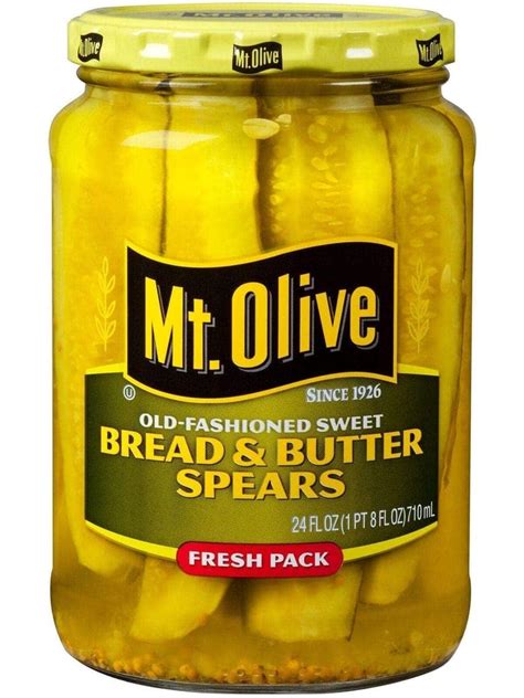 Bread Butter Pickle Spears Mt Olive Pickle Spear Products